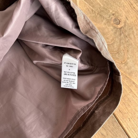 Sadie & Sage‎ Brown Corduroy Skirt Anthropologie Brand 100% Cotton M - Picture 5 of 8